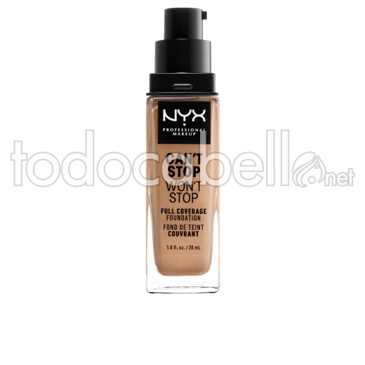 Nyx Can't Stop Won't Stop Full Coverage Foundation ref neutral Buff