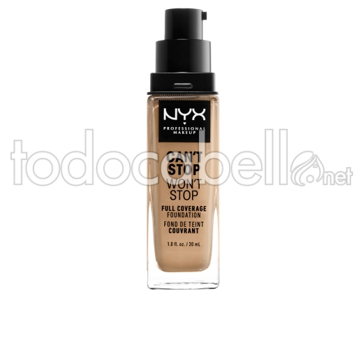Nyx Can't Stop Won't Stop Full Coverage Foundation ref beige 30 Ml