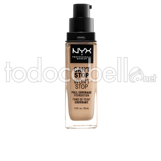 Nyx Can't Stop Won't Stop Full Coverage Foundation ref buff 30 Ml