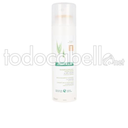 Klorane Dry Shampoo With Oat Milk Ultra-gentle Dark Hair 150 Ml