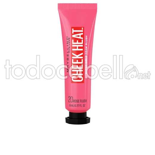 Maybelline Cheek Heat Sheer Gel-cream Blush ref 20-rose Flash