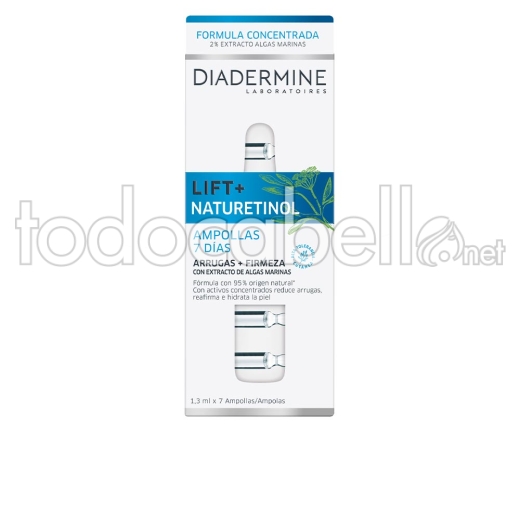 Diadermine Lift+ Naturetinol Ampollas Antiarrugas + Firmeza 7x1,3ml