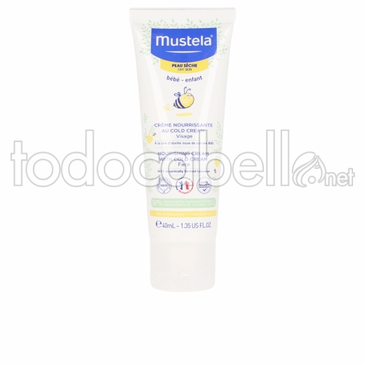 Mustela Bébé Nourishing Face Cream With Cold Cream Dry Skin 40 Ml
