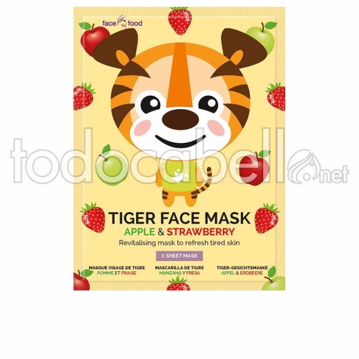 7th Heaven Animal Tiger Face Mask 1 U