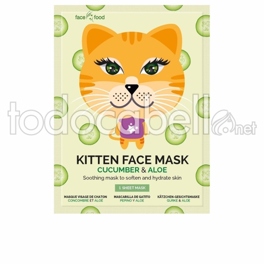 7th Heaven Animal Kitten Face Mask 1 U