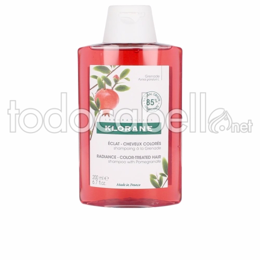 Klorane Color Radiance Shampoo With Pomegranate 200ml