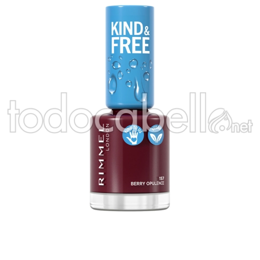 Rimmel London Kind & Free Nail Polish ref 157-berry Opulence 8 Ml