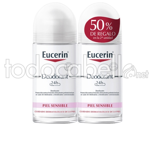 Eucerin Ph5 Desodorante Roll-on 50ml Lote 2 Pz