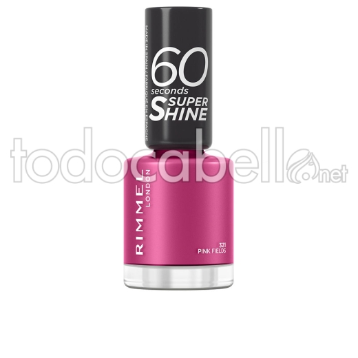 Rimmel London 60 Seconds Super Shine Esmalte De Uñas #321 -pink Fields 8 Ml