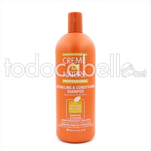 Creme Of Nature Detangling Conditioner Shampoo 946ml