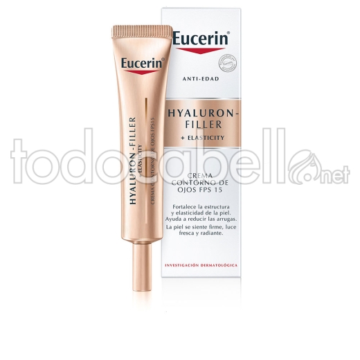Eucerin Hyaluron Filler + Elasticity Contorno De Ojos Spf 15 15ml