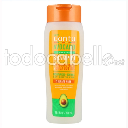 Cantu Avocado Hydrating Shampoo per capelli secchi 400ml