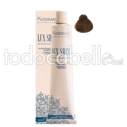 Tint Kosswell Lux brillare ammoniaca 6.14 Nocciola 60ml