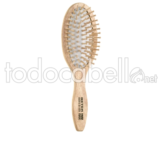 Beter Pneumatic Brush With Wooden Spikes, Oak Wood Handle 1