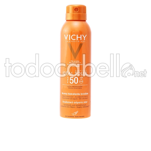 Vichy Capital Soleil Brume Hydratante Invisible Spf50 200 Ml