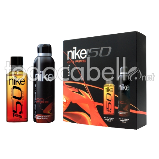 Colonia Nike Man On Fire Edt 150ml + 200ml desodorane