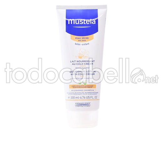 Mustela Bébé Nourishing Lotion With Cold Cream Dry Skin 200 Ml