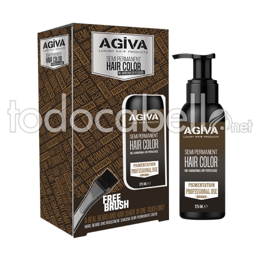 Agiva Semi Permanent Color BROWN 125ml