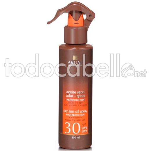 Arual Spray Sunscreen Olio secco 30 SPF. 200ml