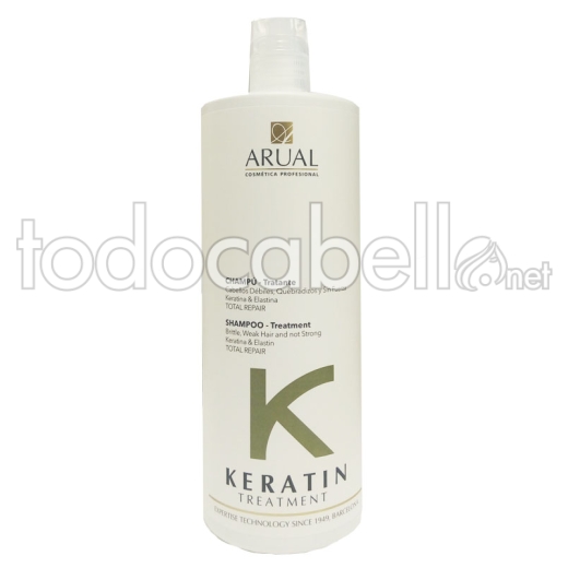 Arual tratante Shampoo con Keratina ed elastina 1000ml