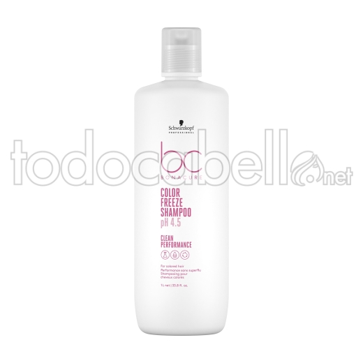 Schwarzkopf Vegan Care BC Colour Freeze pH 4.5 Shampoo per capelli colorati 1000ml