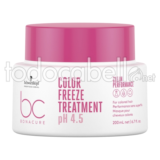 Schwarzkopf Vegan Care BC Colour Freeze pH 4.5 Mask per capelli colorati 200ml