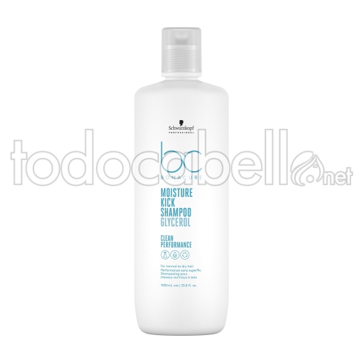 Schwarzkopf Vegan Care BC Moisture Kick Glycerol Dry Hair Shampoo 1000ml