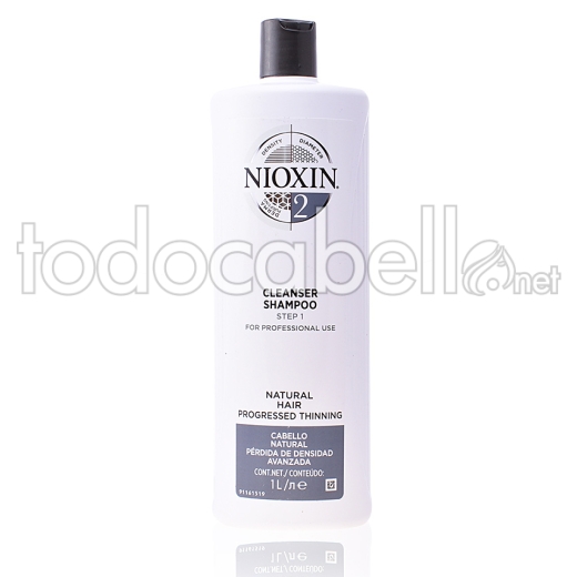 Wella NIOXIN Shampoo System 2 Capelli naturali 300ml