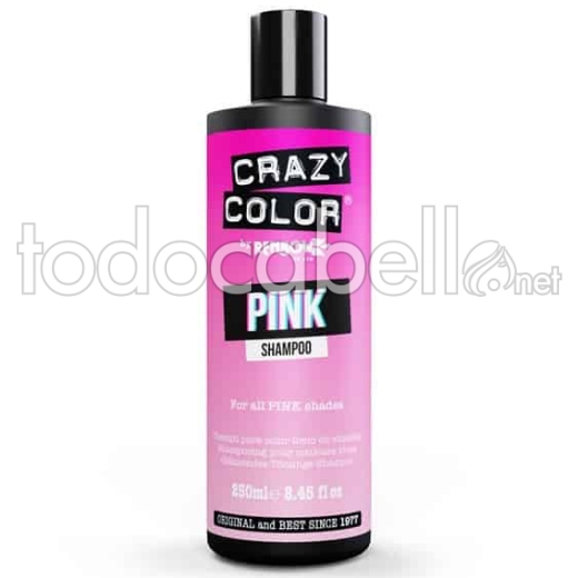 Pazzo di colore rosa capelli colorati Shampoo 250ml