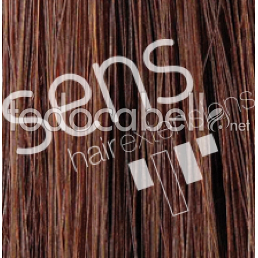 Estensioni dei capelli 100% naturale Reny umana cucito 90x50cm cioccolato Smooth