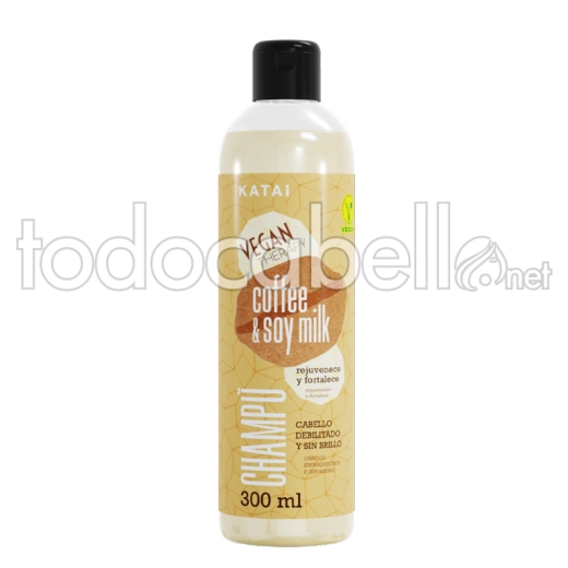 Katai Vegan Therapy Coffe & Soy Milk Shampoo per capelli indeboliti e spenti 300ml