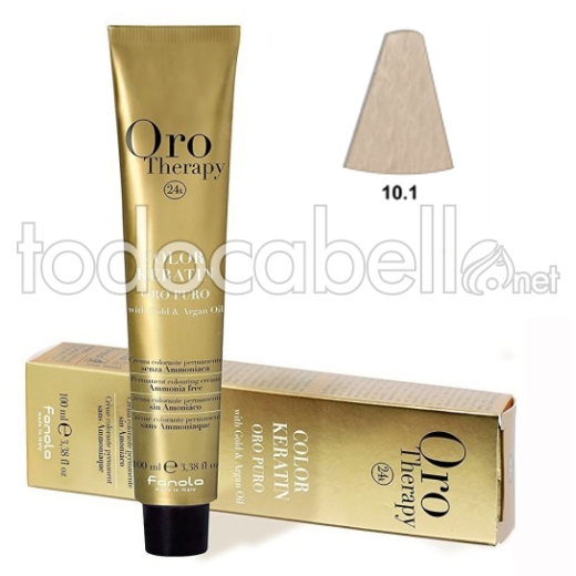 Fanola Tinte Oro Therapy "Senza ammoniaca" 10.1 Ash Platinum Blonde 100ml