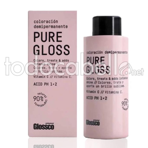 Glossco Tinte Demipermanente PURE GLOSS  7.44 60mll
