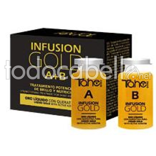 Tahe A + B Infusion d'oro Gloss Enhancer trattamento 2x10ml.
