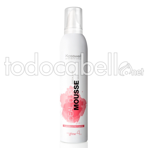 Kosswell Ideale Curl Extra Strong Mousse 300ml Rizos speciale