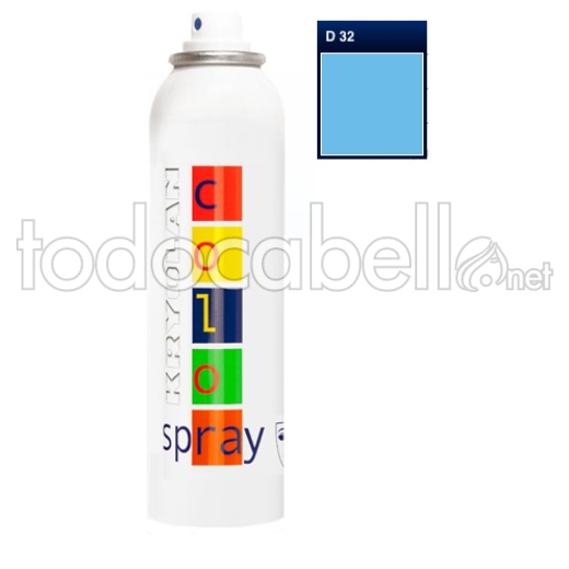 Kryolan colore a spray D32 150ml Azurblau