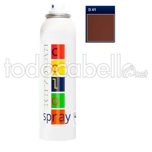 Kryolan colori spray marrone opaco D41 Fantasy 150ml