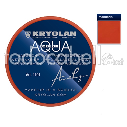 Mandarin Aquacolor Kryolan trucco 8ml dell'acqua e del corpo ref: 1101