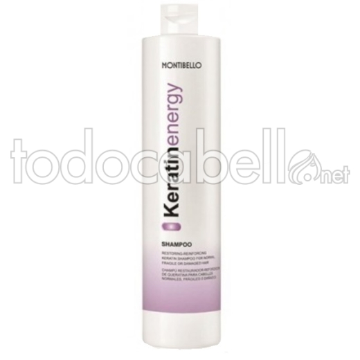 Keratin Shampoo Montibello Energia.  Brittle, 1000ml capelli danneggiati