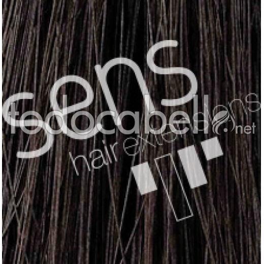Estensioni 100% dei capelli umani Sewn clip No. 1 nero 3