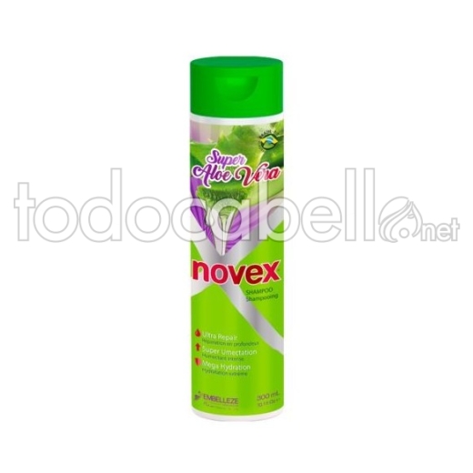 Novex Super Aloe Vera Beschädigtes Haarshampoo 300ml