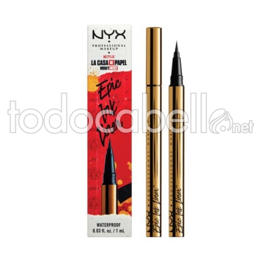 Nyx Professional Make Up La Casa De Papel Epic Ink Liner ref 01