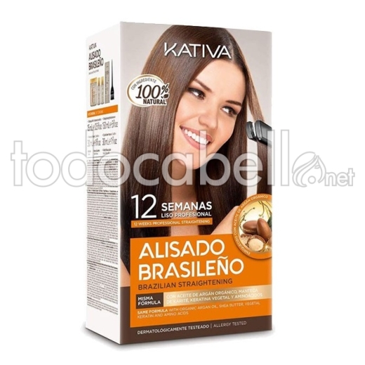 Kativa KIT RADDRIZZA BRASILIANA per capelli naturali