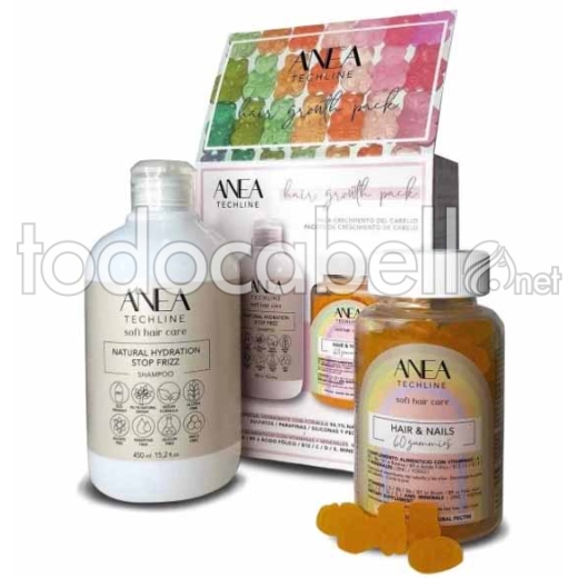 Anea Techline Pack Shampoo Anticaduta 450ml + Gummies 60cap