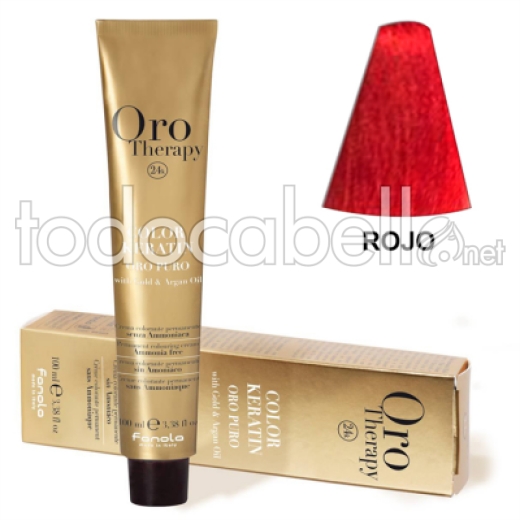 Fanola Tinte Oro Therapy "Senza ammoniaca" Red 100ml