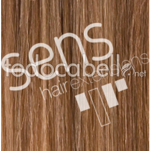estensioni dei capelli umani di 100% Naturale Reny Sewn Smooth 90x50cm nº8 / 22