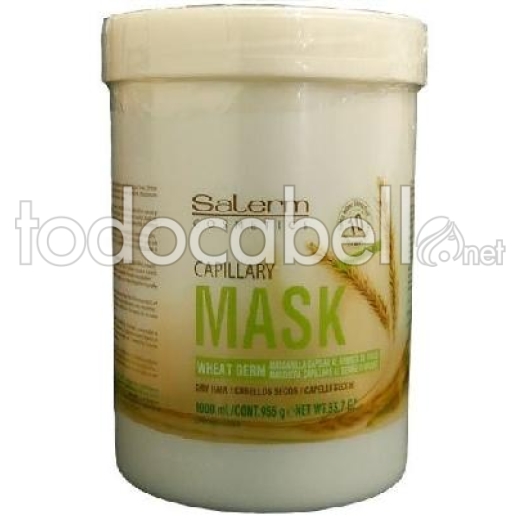 Maschera Capelli Salerm di germe di grano.  1000ml capelli asciutti.