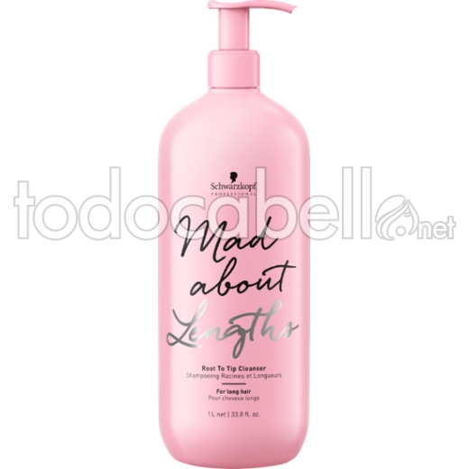 Schwarzkopf Mad About Lengths Root to Tip Champu 1000ml