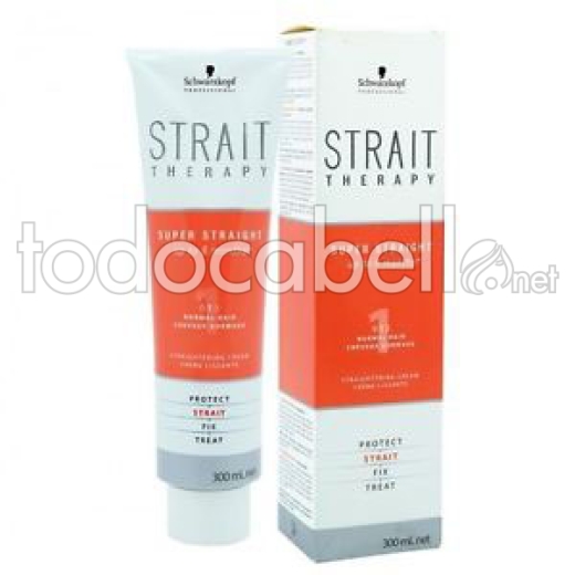 Schwarzkopf Strait Therapy crema di raddrizzamento dei capelli 300ml Normale -1-