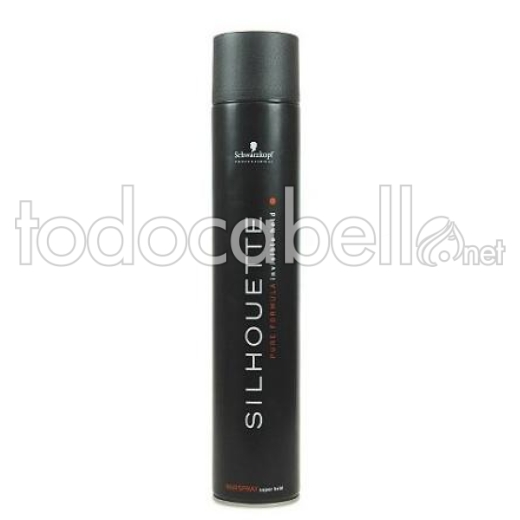 Schwarzkopf Silhouette Hairspray puro.  Extra Strong 300ml Spray tenere i capelli.